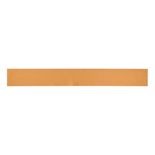 Ruban Gros-grain Simple Burnt Solide Orange (Devant)