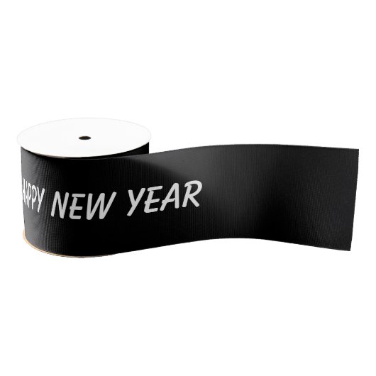 Ruban Gros-grain simple minimum ajouter votre texte monogramme    n (Bobine)