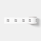 Ruban Gros-grain simple minimum ajouter votre texte nom monogramme (Devant)