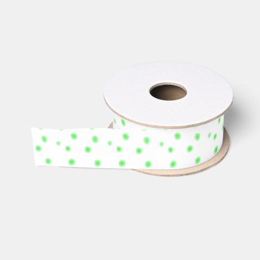 Ruban Gros-grain simple minimum ajouter votre texte nom monogramme (Bobine)
