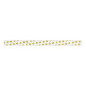 Ruban Gros-grain Smile Face Polka Dot Emojis Joyeux Jaune Fun (Devant)