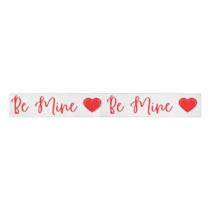 Ruban Gros-grain Soyez le mien Red Valentine's Grosgrain Ribbon