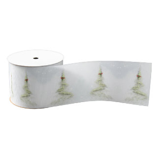 Ruban Gros-grain Sparkling Christmas Tree elegant ribbon 