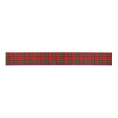 Ruban Gros-grain Stewart / Stuart tartan rouge vert plaid (Devant)