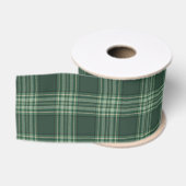 Ruban Gros-grain Tartan à carreaux rouge foncé (Bobine)