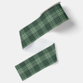 Ruban Gros-grain Tartan à carreaux rouge foncé (Dos)