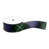 Ruban Gros-grain Tartan classique rustique vert plaid (Bobine)
