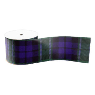 Ruban Gros-grain Tartan d'écossais de plaid de clan de Graham