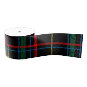 Ruban Gros-grain Tartan Plaid Motif, Vert, (Bobine)