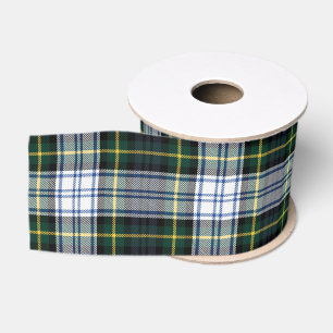 Ruban Gros-grain Tartan Plaid Rustique à Carreaux Gordon