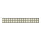 Ruban Gros-grain Tartan Sage Classique (Devant)