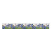 Ruban Gros-grain Texas Bluebonnets Fleurs bleues Texan Floral (Devant)