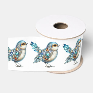 Ruban Gros-grain Thème Bling Birds