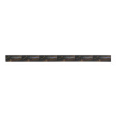 Ruban Gros-grain tireur noir (Devant)