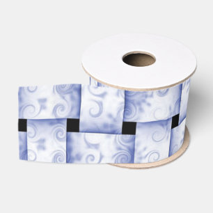 Ruban Gros-grain Tissu bleu