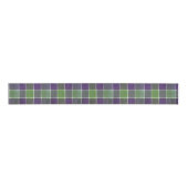 Ruban Gros-grain Tissu de laine vert et mauve (Devant)