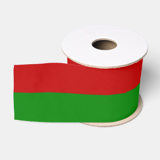 Ruban Gros-grain Toksie Turbie Noël Vert Rayures Rouges