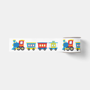 Ruban Gros-grain Train de Dessin Animé Mignon