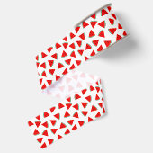 Ruban Gros-grain Triangles Motifs de pastèque (Dos)