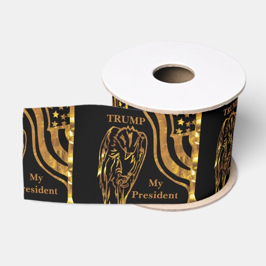 RUBAN GROS-GRAIN TRUMP 2024 (Bobine)