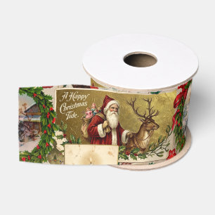 Ruban Gros-grain Un Joyeux Temps de Noël