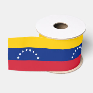 Ruban Gros-grain Venezuela Drapeau et Venezuela voyage, vacances/sp