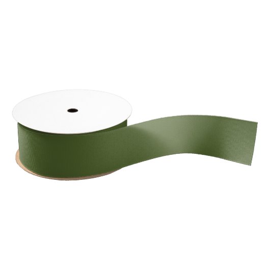 Ruban Gros-grain Vert olive foncé (Bobine)