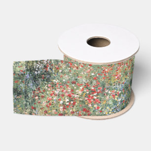 Ruban Gros-grain Vintage Willard Leroy Metcalf Poppy Garden