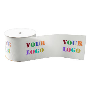 Ruban Gros-grain Votre logo Couleurs photo Satin Ruban promotionnel