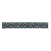 Ruban Gros-grain Winter Botanicals Coquette Bow | Christmas (Devant)