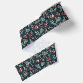 Ruban Gros-grain Winter Botanicals Coquette Bow | Noël (Dos)