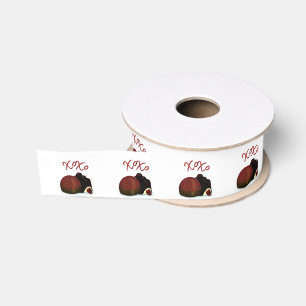 Ruban Gros-grain XOXO Bonbon de la Saint-Valentin et chocolat noir