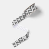 Ruban Gros-grain Zag zig de tableau noir (Dos)