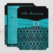 Ruban imprimé Invitation 25e Anniversaire (Devant / Derrière)