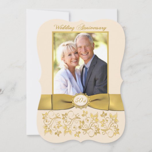 RUBAN IMPRIMÉ Invitation 2 50e anniversaire (Devant)