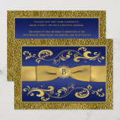 RUBAN IMPRIMÉ Invitation pour le 40e anniversaire  (Devant / Derrière)