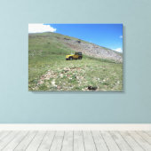 Ruban jaune toile pittoresque (Insitu (Plancher de Bois))