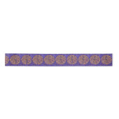 Ruban large en satin LABYRINTH MOSAIC 3" (Devant)