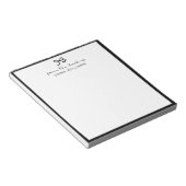 ruban noir, du bureau de bloc-notes (Incliné)