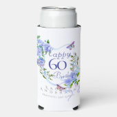 Ruban Rose Bleu Glacière 60e Anniversaire (Seltzer Recto)