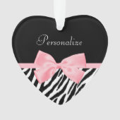 Ruban rose-clair doucement Girly chic d'impression (devant)