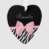 Ruban rose-clair doucement Girly chic d'impression (devant)