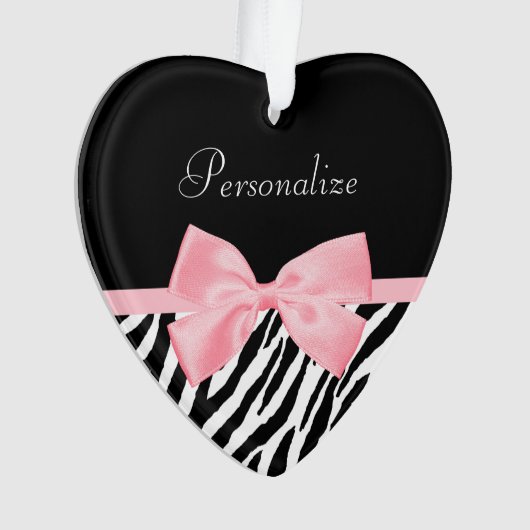 Ruban rose-clair doucement Girly chic d'impression (devant)