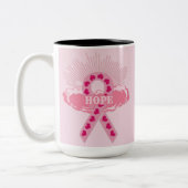 Ruban Rose D'Espoir Mug Rose (Gauche)