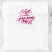 Ruban rose gros autocollants (Sac)