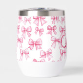 Ruban rose monogramme Coquette esthétique Prépa Te (Avant)