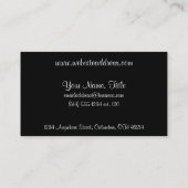 Ruban vert pays avec Carte de visite de coeur (Dos)