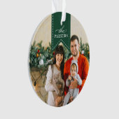 Ruban vert | Photo de vacances personnalisée (devant)