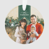 Ruban vert | Photo de vacances personnalisée (devant)