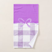 Ruban Violet (Serviette à main)